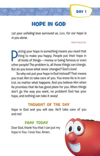 Growing God's Way: 365 Daily Devos For Boys (VeggieTales)