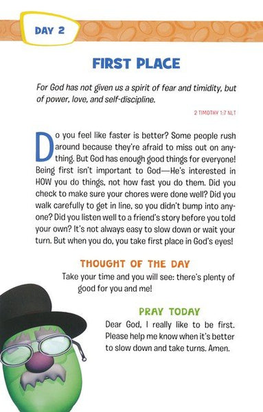 Growing God's Way: 365 Daily Devos For Boys (VeggieTales)