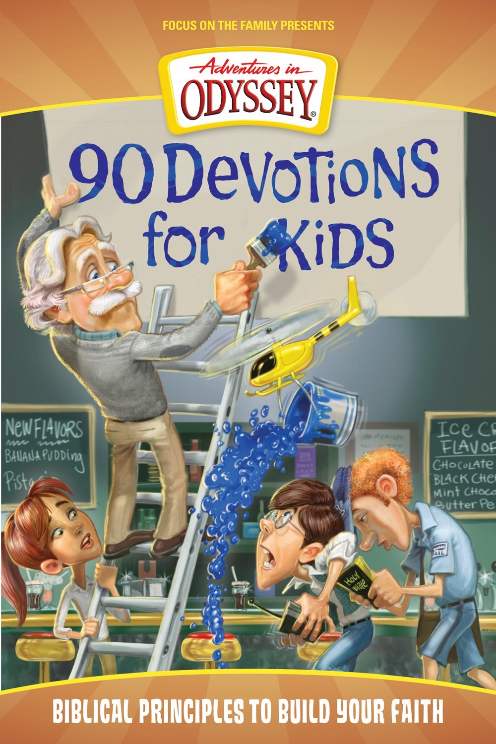 Adventures In Odyssey: 90 Devotions For Kids - Fun and Bible-Based Lessons with Whit and Friends