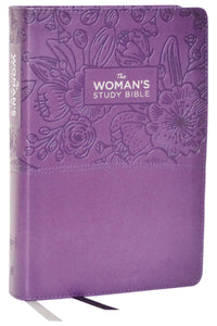 KJV The Woman's Study Bible Full-Color Edition (Comfort Print)-Purple Leathersoft