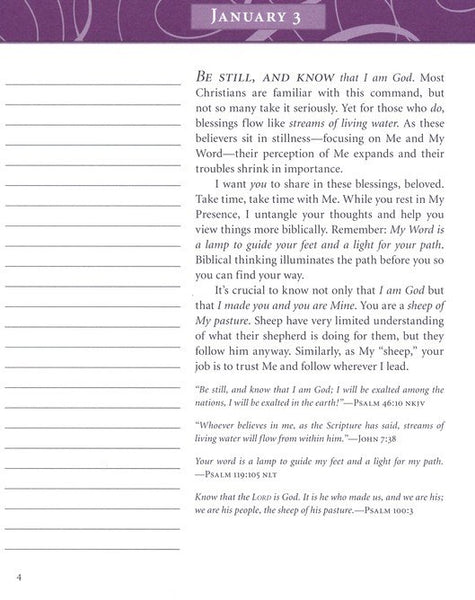 Jesus Always Note-Taking Edition, Leathersoft, Burgundy, with Full Scriptures: Embracing Joy in His Presence (a 365-Day Devotional)