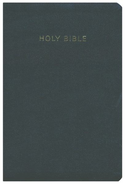 KJV Super Giant Print Reference Bible: Black Imitation Leather, Indexed Edition with 17-Point Type and Study Helps