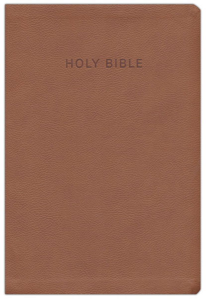 KJV Super Giant Print Reference Bible-Brown Flexisoft Indexed