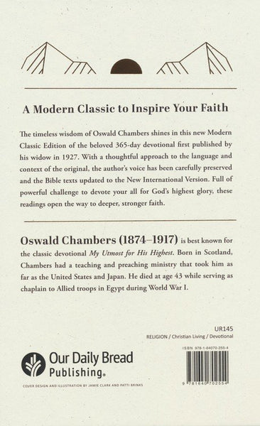 My Utmost for His Highest: Modern Classic Language Hardcover (365-Day Devotional using NIV) (Authorized Oswald Chambers Publications)