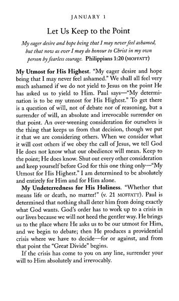 My Utmost For His Highest (Classic Edition)-Softcover