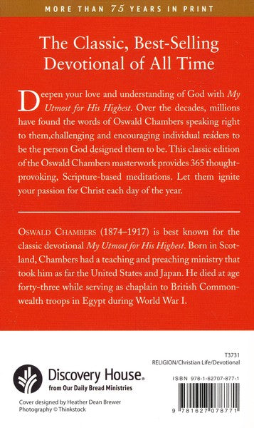 My Utmost For His Highest (Classic Edition)-Softcover