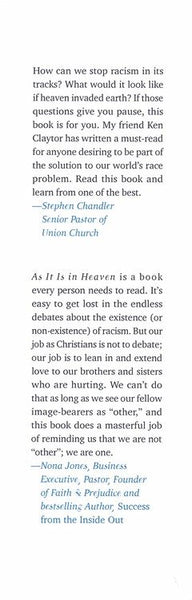 As it is In Heaven: How a Church That Resembles Heaven Can Help Heal Our Racial Divide