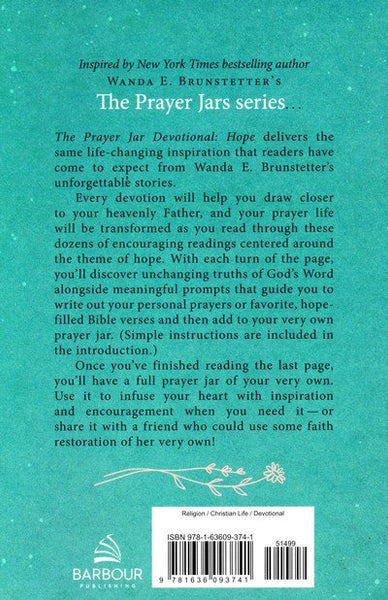 The Prayer Jar Devotional: Hope By: Wanda E. Brunstetter, With Donna K. Maltese