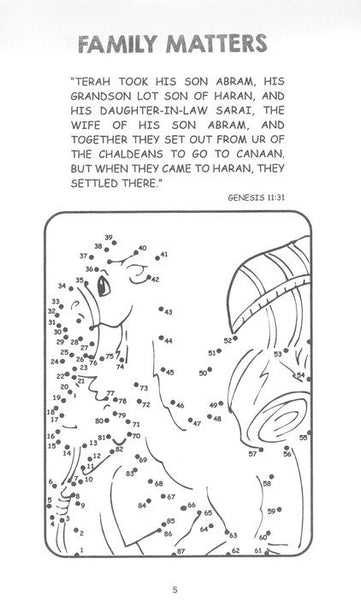 Bible Picture Fun for Kids: Over 100 Bible-Based Mazes and Dot-to-Dots for Ages 6-10, Featuring Abraham, Job, and More