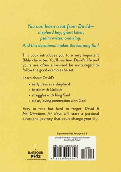 David & Me: Devotions for Boys by Glenn Hascall - Discover Lessons from David’s Life (Paperback Edition)