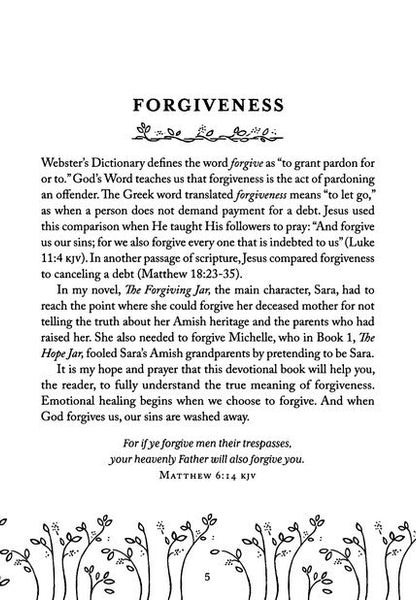 The Prayer Jar Devotional: FORGIVENESS