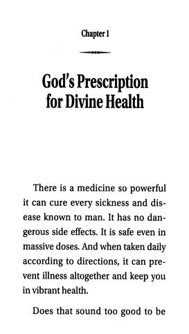 God's Prescription for Divine Health: Powerful Medicine for Healing and Health by Gloria Copeland