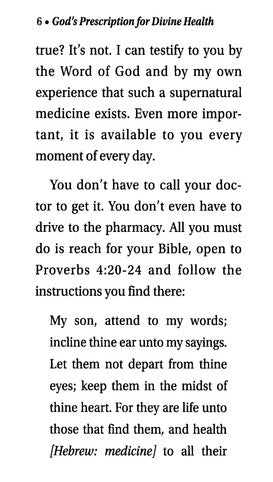 God's Prescription for Divine Health: Powerful Medicine for Healing and Health by Gloria Copeland