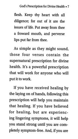 God's Prescription for Divine Health: Powerful Medicine for Healing and Health by Gloria Copeland