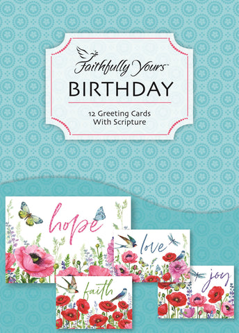 Card-Boxed-Birthday-Glorious Garden (Box Of 12)