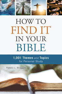 How To Find It In Your Bible