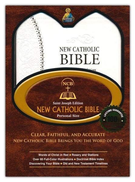 NCB St. Joseph New Catholic Bible Personal Size-White Dura-Lux (#608/19W)