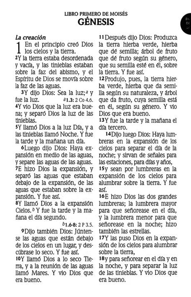 (Spanish Edition) RVR 1960 Giant Print Bible: Large Readable Text with Concordance and End-of-Verse References (Black Imitation Leather Indexed Edition)