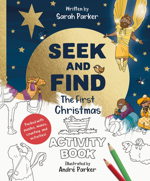 Seek and Find: The First Christmas Activity Book – Packed with Puzzles, Mazes, Counting, and Activities