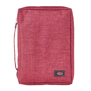 Bible Cover-Value-Fish-MED-Burgundy