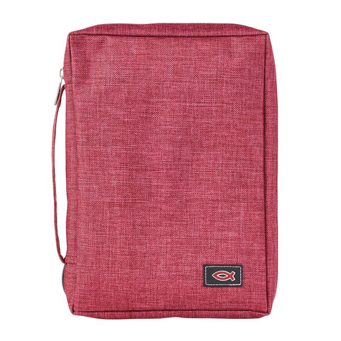 Bible Cover-Value-Fish-MED-Burgundy