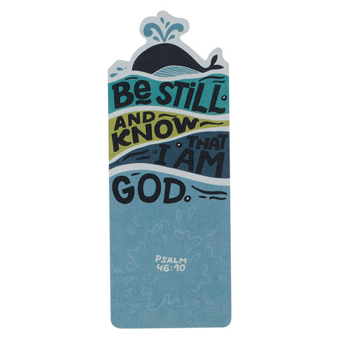 Bookmark-Be Still And Know-Psalm 46:10-Blue