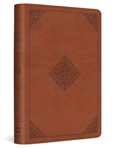 ESV Compact Bible-English Saddle Ornament Design TruTone