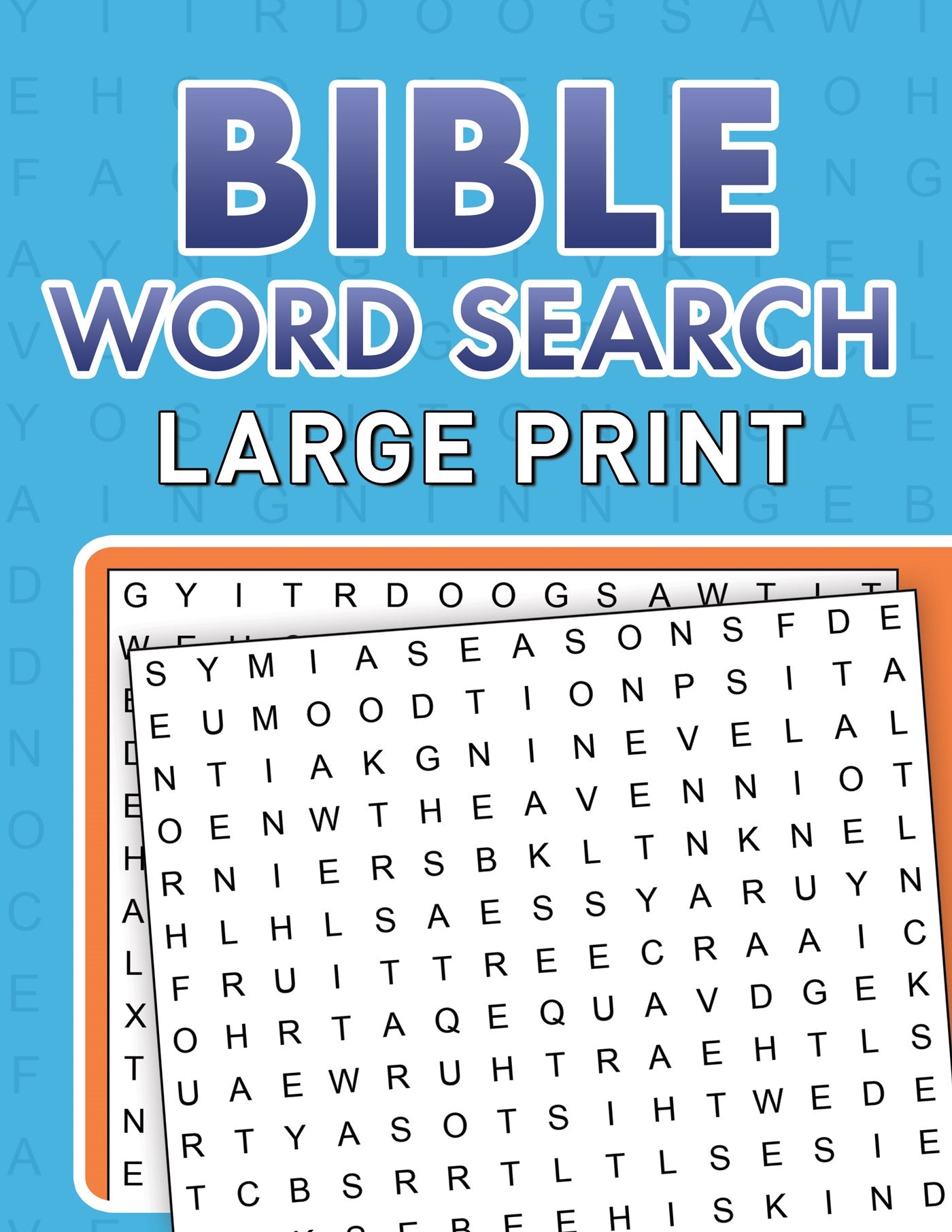 Bible Word Searches Large Print Paperback – Large Print | 50 Puzzles, Easy-to-See, KJV Scripture