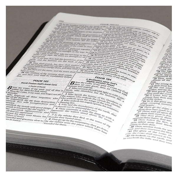 KJV Pocket Bible - Black Faux Leather: Classic Mini Pocket Edition