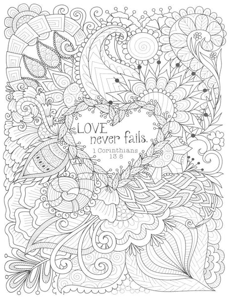 Where Love Blooms Adult Coloring Book