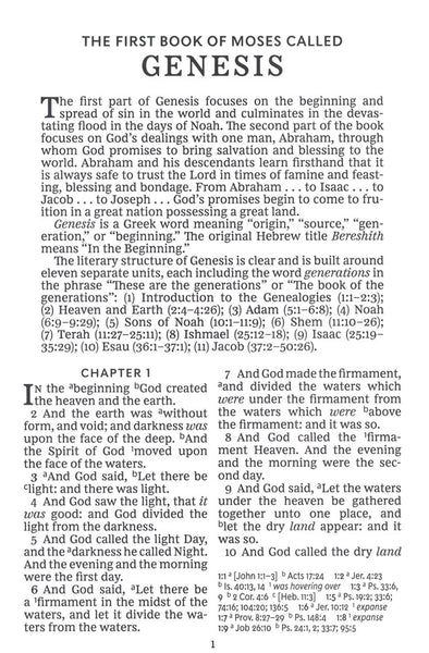 KJV Super Giant Print Reference Bible (Comfort Print)-Black Leatherflex Indexed