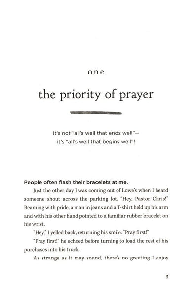 Pray First by Hodges Chris