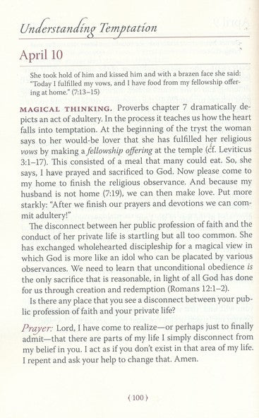 God's Wisdom for Navigating Life: A Year of Daily Devotions in the Book of Proverbs by Timothy and Kathy Keller (Hardcover Edition)