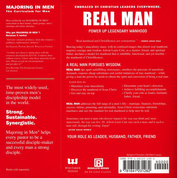 Real Man Workbook: Power Up Legendary Manhood (Majoring in Men)