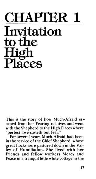 Hinds' Feet On High Places-Hardcover