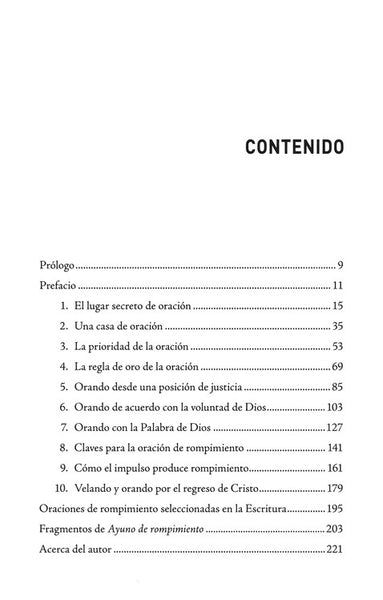 (Spanish Edition) Breakthrough Prayer (Oración de Rompimiento): Where God Always Hears and Answers by Guillermo Maldonado