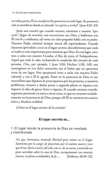 (Spanish Edition) Breakthrough Prayer (Oración de Rompimiento): Where God Always Hears and Answers by Guillermo Maldonado