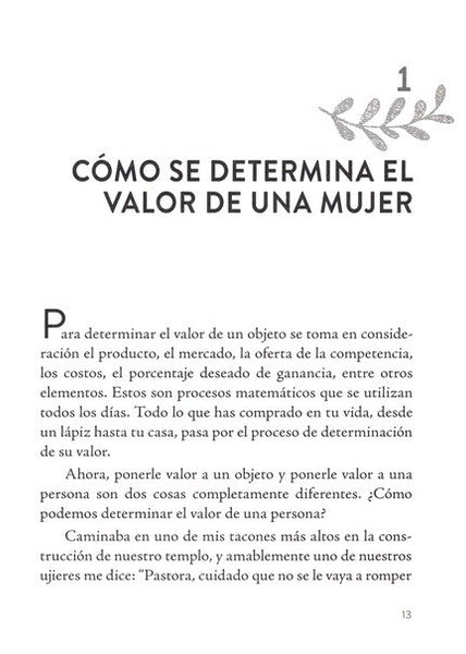 (Spanish Edition) Woman Value Yourself: Decide to Become a Great Woman