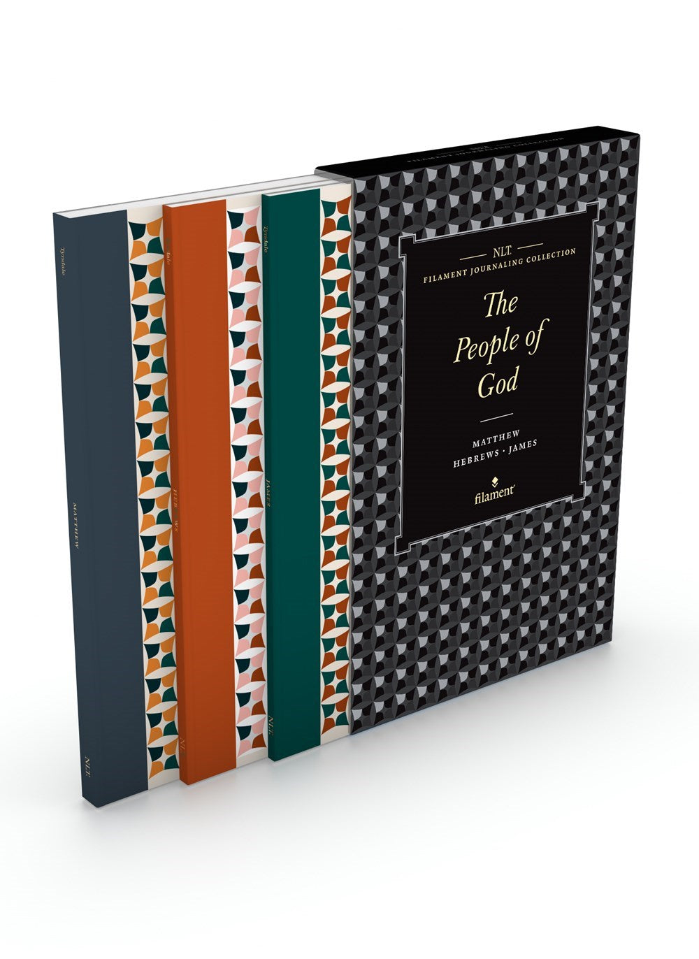 NLT Filament Journaling Collection: The People of God Set - Matthew, Hebrews, and James with Journaling Space and Study Resources (Boxed Set)