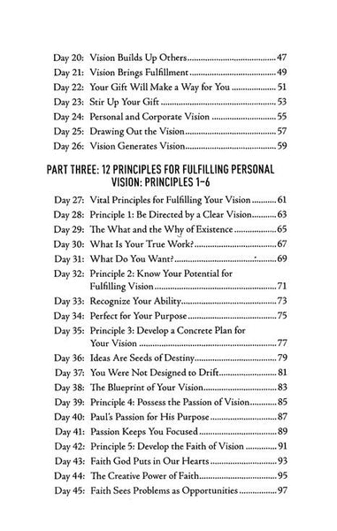 Vision with Purpose and Power: A 90-Day Devotional for Fulfilling Your God-Given Vision by Dr. Myles Munroe