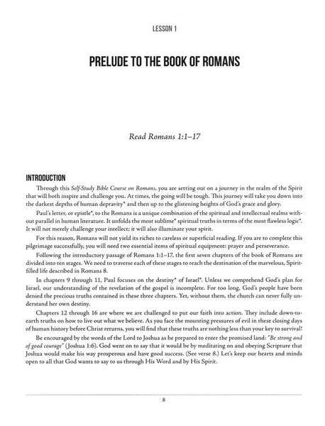 Self-Study Bible Course On Romans