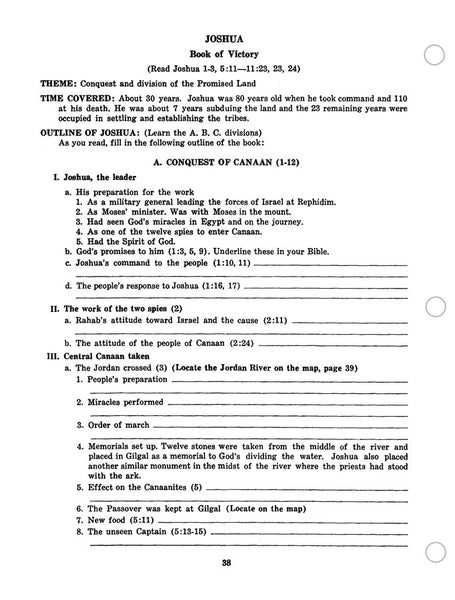 Bible Workbook Vol. 1: Old Testament (Volume 1) - A Systematic and Engaging Study of the Old Testament