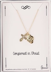 Necklace-Confirmation-Gold (15"") (Carded)