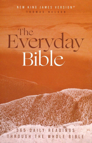 NKJV The Everyday Bible (Comfort Print)-Brown Leathersoft