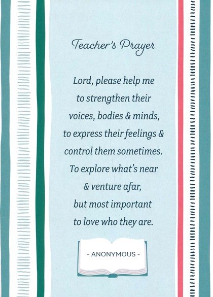 Blessings for a Great Teacher: A Heartwarming Hardcover Gift Book | Inspirational Quotes & Scripture for Teacher Appreciation