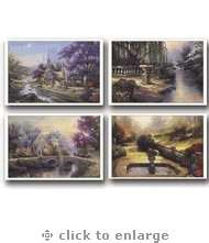 Card-Boxed-Thank You-Thomas Kinkade (Box Of 12)