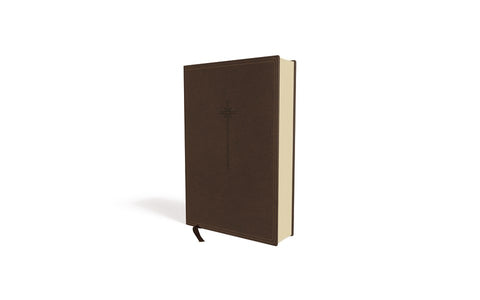 NIV Journal The Word Bible (Comfort Print)-Brown LeatherSoft