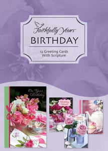 Card-Boxed-Birthday-Teacup Wishes (Box Of 12)