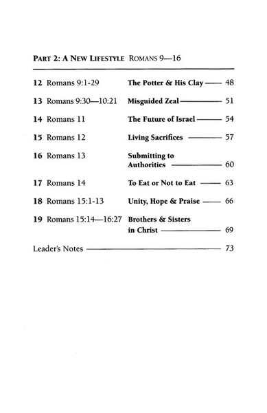 Romans: Becoming New in Christ – 19 Studies in 2 Parts for Individuals or Groups (LifeGuide Bible Studies)