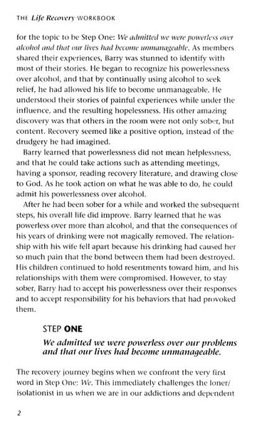 Life Recovery Workbook: A Biblical Guide Through the 12 Steps